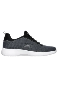 Sneakers sportive Black in mesh slip on con memory foam Skechers Dynamight