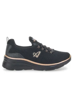 Sneakers Sportive Nere con Dettagli Oro Rosa AUSTRALIAN AUX2W505