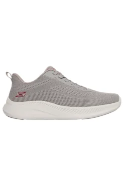 Sneakers sportive Taupe in knit con memory foam Skechers Bobs Moda Flex