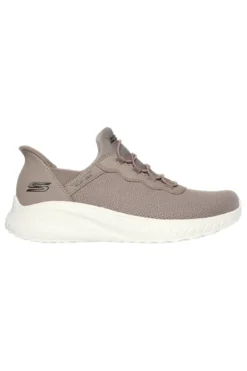 Sneakers Taupe Hands Free Slip-ins Skechers BOBS Sport Squad Chaos Daily Inspiration