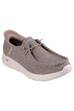 Sneakers Taupe Skechers Hands Free Slip-ins: GO WALK Max - Halcyon