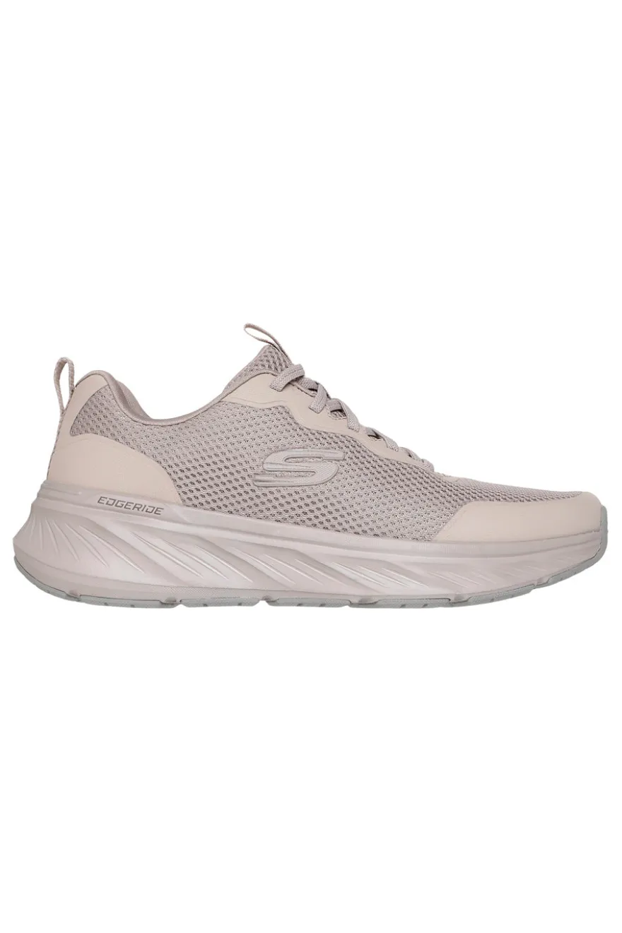 Sneakers tortora beige in mesh con Air Cooled Memory Foam Skechers Edgeride Rekze
