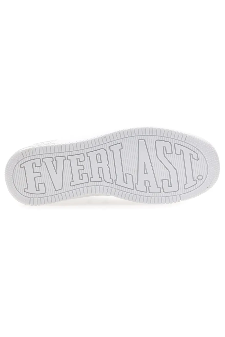 Sneakers total white traforate in materie sintetiche Everlast EV713