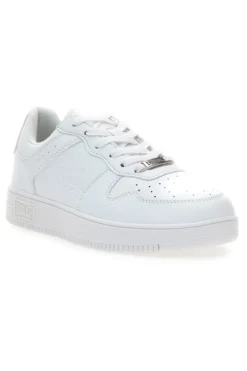 Sneakers total white traforate in materie sintetiche Everlast EV713