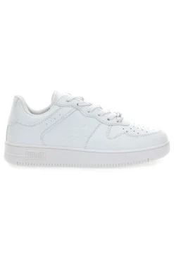 Sneakers total white traforate in materie sintetiche Everlast EV713