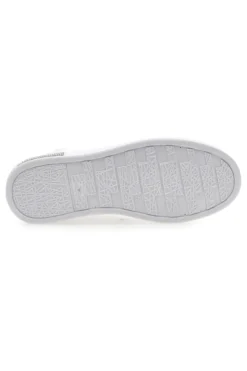 Sneakers traforate bianche con dettaglio argento CAFE' COST BK2440
