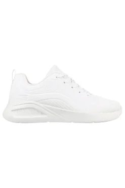 Sneakers Vegan Bianche con Platform Skechers BOBS Sport Buno - How Sweet