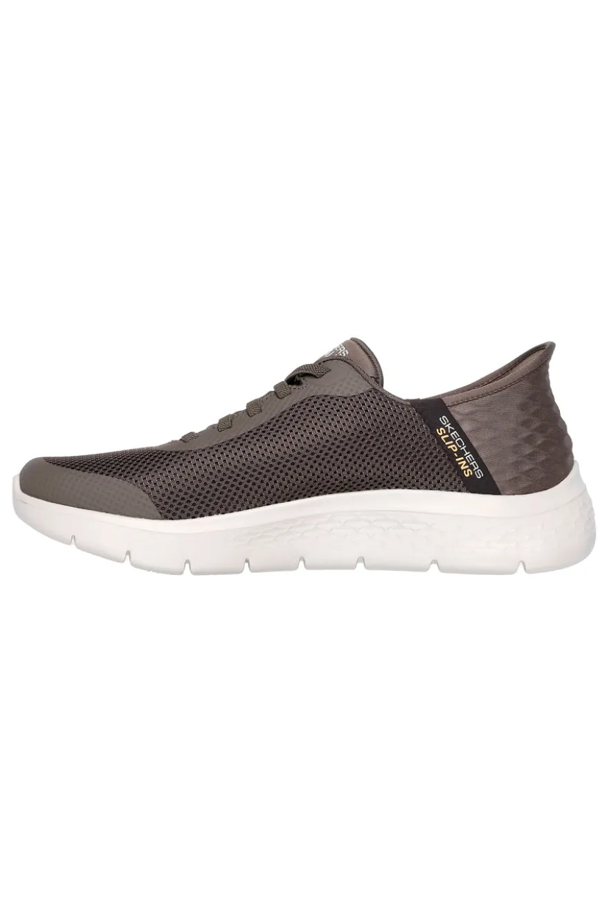 Sneakers Vegane Marroni Slip Ins GO WALK Flex - Hands Up