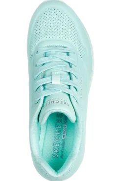 Sneakers Verde Acqua Con Air-Cooled Memory Foam Skech-Air Skechers Uno Stand on Air