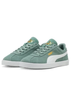 Sneakers Verde con Tomaia In Pelle e Suola Softfoam PUMA Club II Jr