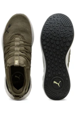 Sneakers verde oliva con suola bianca Puma Softride Carson Fresh