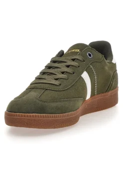 Sneakers verdi con fondo a contrasto Canguro CA385