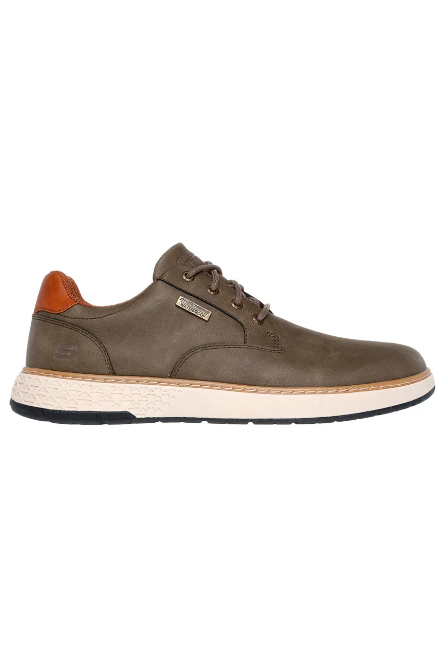 Sneakers verdi in pelle waterproof Skechers Garlan Pryor