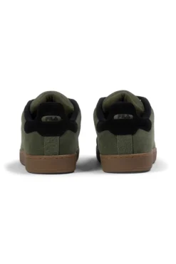 Sneakers verdi in suede con dettagli neri Fila FFM0437