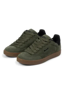 Sneakers verdi in suede con dettagli neri Fila FFM0437