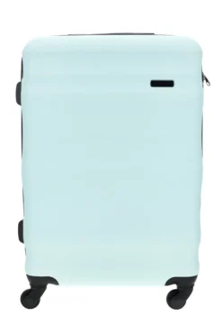 Starrer hellblauer kleiner Trolleykoffer 4 Räder Prima riga PR168/P