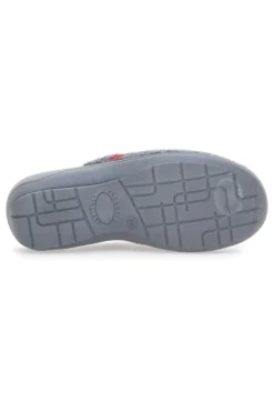 Still Blue 98001 Graue Hausschuhe