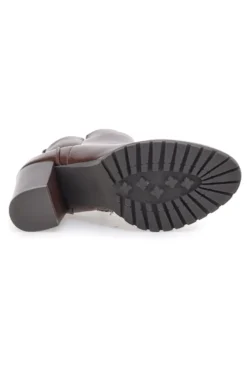 Stivaletti Ankle Boots Marroni Con Tacco 8 cm CAFE' COST 16807213