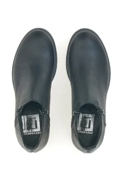 Stivaletti Ankle Boots Neri In Vera Pelle Made In Italy Pittarello Elite N89