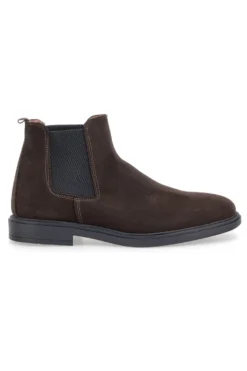 Stivaletti Beatles Marroni in Vera Pelle con Elastici Laterali MAX DILLAN 6991