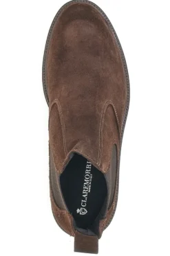 Stivaletti Beatles Marroni in Pelle Scamosciata Claremorris 042