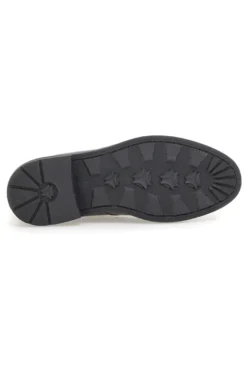 Stivaletti Beatles neri in pelle con inserti elasticizzati Pittarello Focus 042