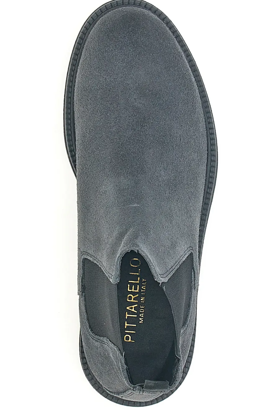 Stivaletti grigi in vera pelle con inserti elastici Pittarello Focus 1980