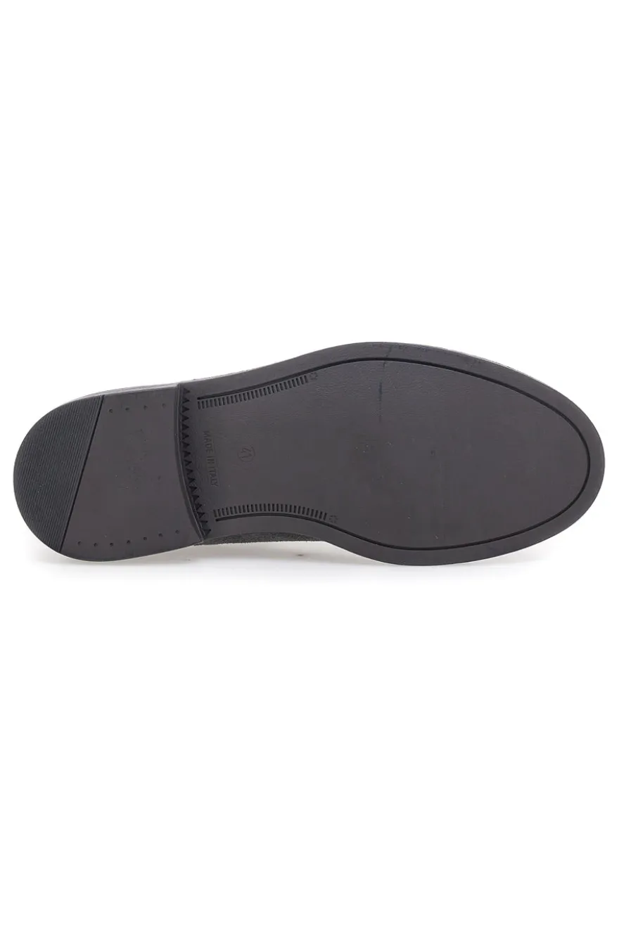 Stivaletti grigi in vera pelle con inserti elastici Pittarello Focus 1980