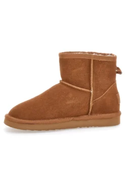 Stivaletti Marroni in Vera Pelle Scamosciata con Pelo Pittarello Wow 3551