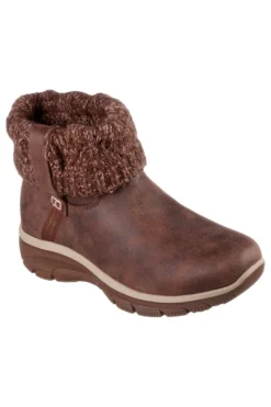 Stivaletti marroni slip-ins con Memory Foam Skechers EASY GOING COZY WEATHER 2