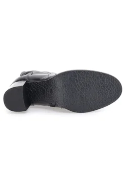 Stivaletti Neri Con Tacco 8 Cm In Vera Pelle Pittarello Must Have P26206