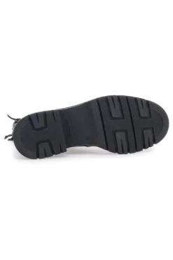 Stivaletti neri in vera pelle con zip diagonale Pittarello focus 1010D