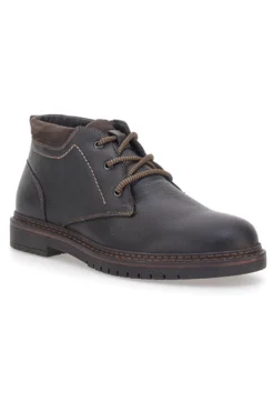 Stivaletti neri in vera pelle con collo imbottito Pittarello Eco 252520024
