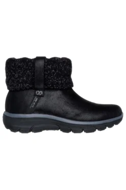 Stivaletti neri slip-on con Memory Foam Skechers EASY GOING COZY WEATHER 2