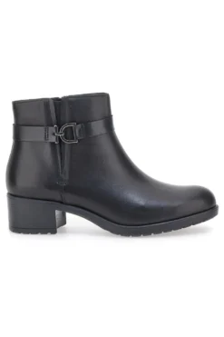 Stivaletti Neri Vera Pelle Prima Riga 854295
