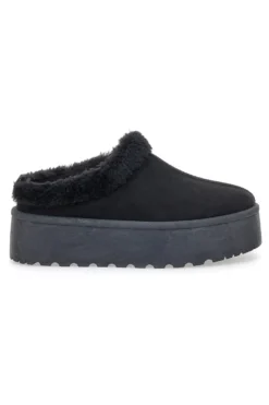 Stivaletti Pantofole con Pelo Nere Pittarello Love 1913