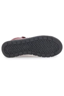 Stivaletti Rossi in Vera Pelle con Cerniere Laterali Plocadi 749007pt