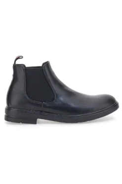 Stivaletto nero con elastici laterali JOHES LAND 180141