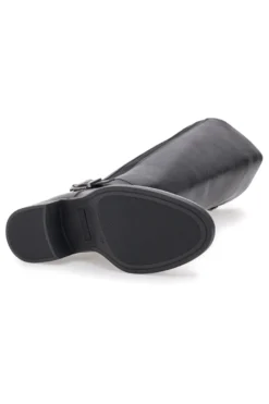 Stivali neri con fibbia laterale e tacco basso Pittarello Capsule BT24260005