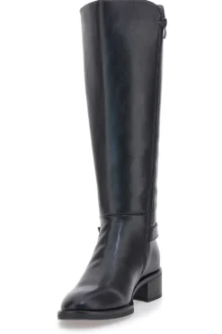 Stivali neri con fibbia laterale e tacco basso Pittarello Capsule BT24260005