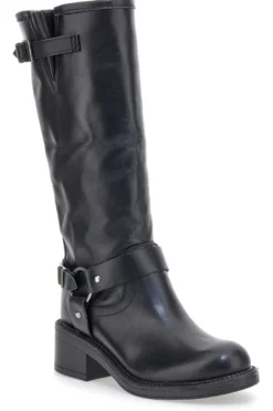 Stivali Neri in Vera Pelle con Fibbia PITTARELLO GLAM 3