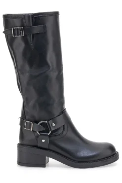 Stivali Neri in Vera Pelle con Fibbia PITTARELLO GLAM 3