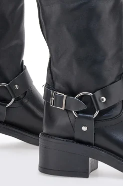 Stivali Neri in Vera Pelle con Fibbia PITTARELLO GLAM 3