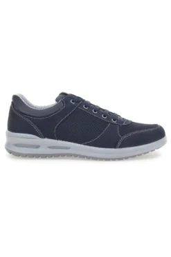 Stringata Blu con Tomaia in Pelle Traforata MARCO BRANDI 23