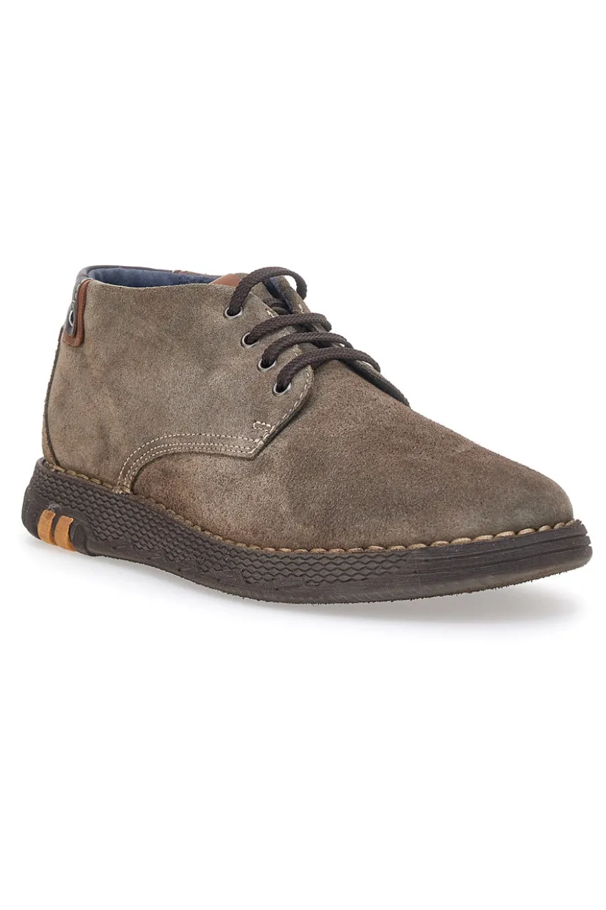 Stringate Alte in Pelle Scamosciata Caribu' Pittarello Eco 8870