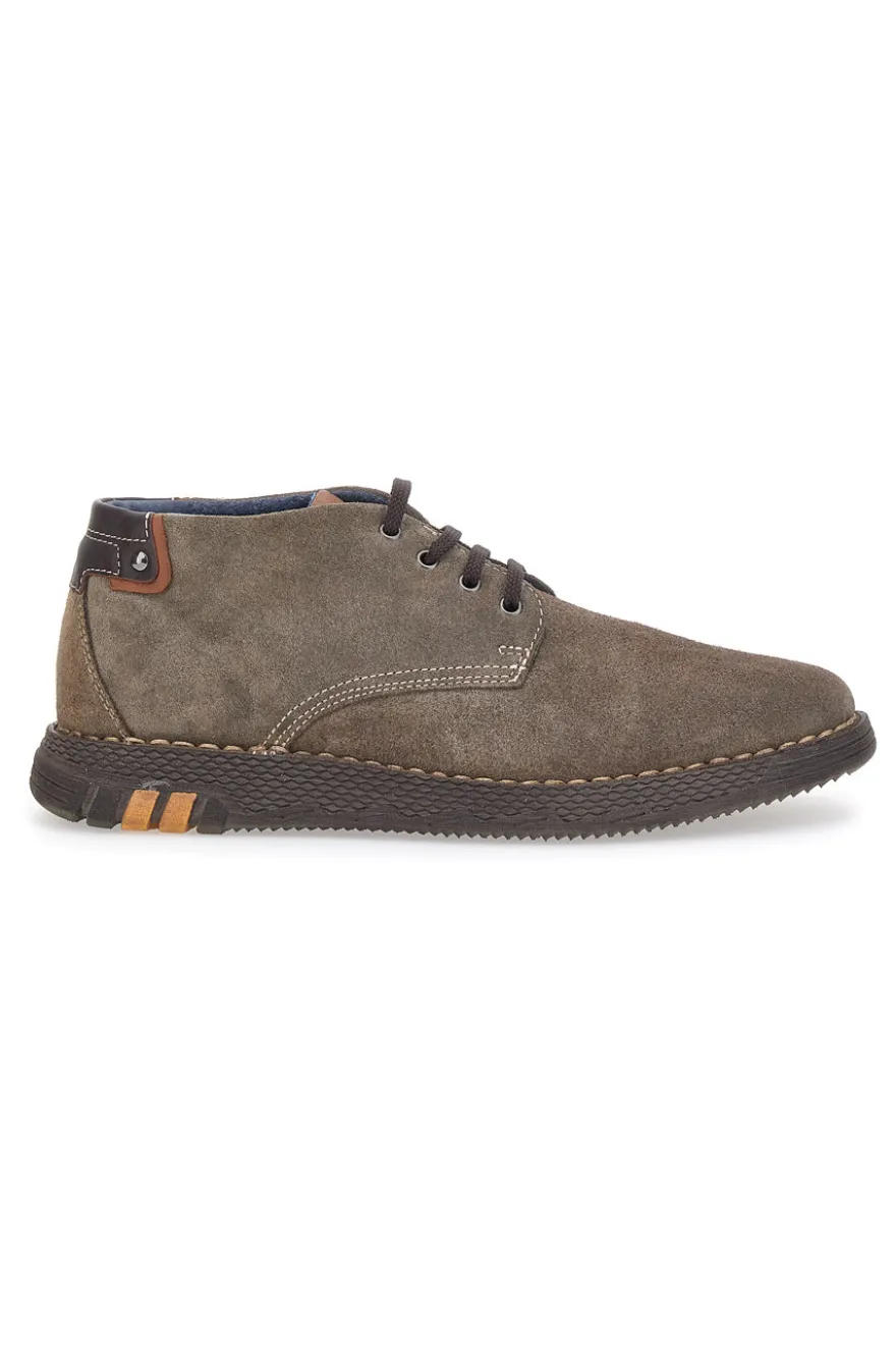 Stringate Alte in Pelle Scamosciata Caribu' Pittarello Eco 8870