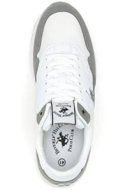 Stringate Bianche e Grigie con Lacci BEVERLY HILLS POLO CLUB BHM517001
