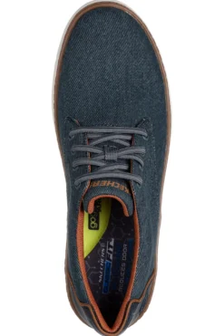 Stringate Blu Con Suola Bianca SKECHERS HYLAND RATNER