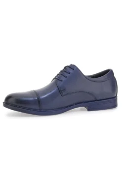 Stringate Eleganti Blu con Puntale e Lavorazione Nazareno Gabrielli 4971