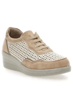 Stringate Marroni con Platform e Lacci Elastici PRIMA RIGA MDSS25T13